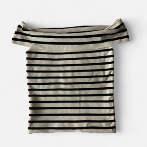 Striped Off-Shoulder Top